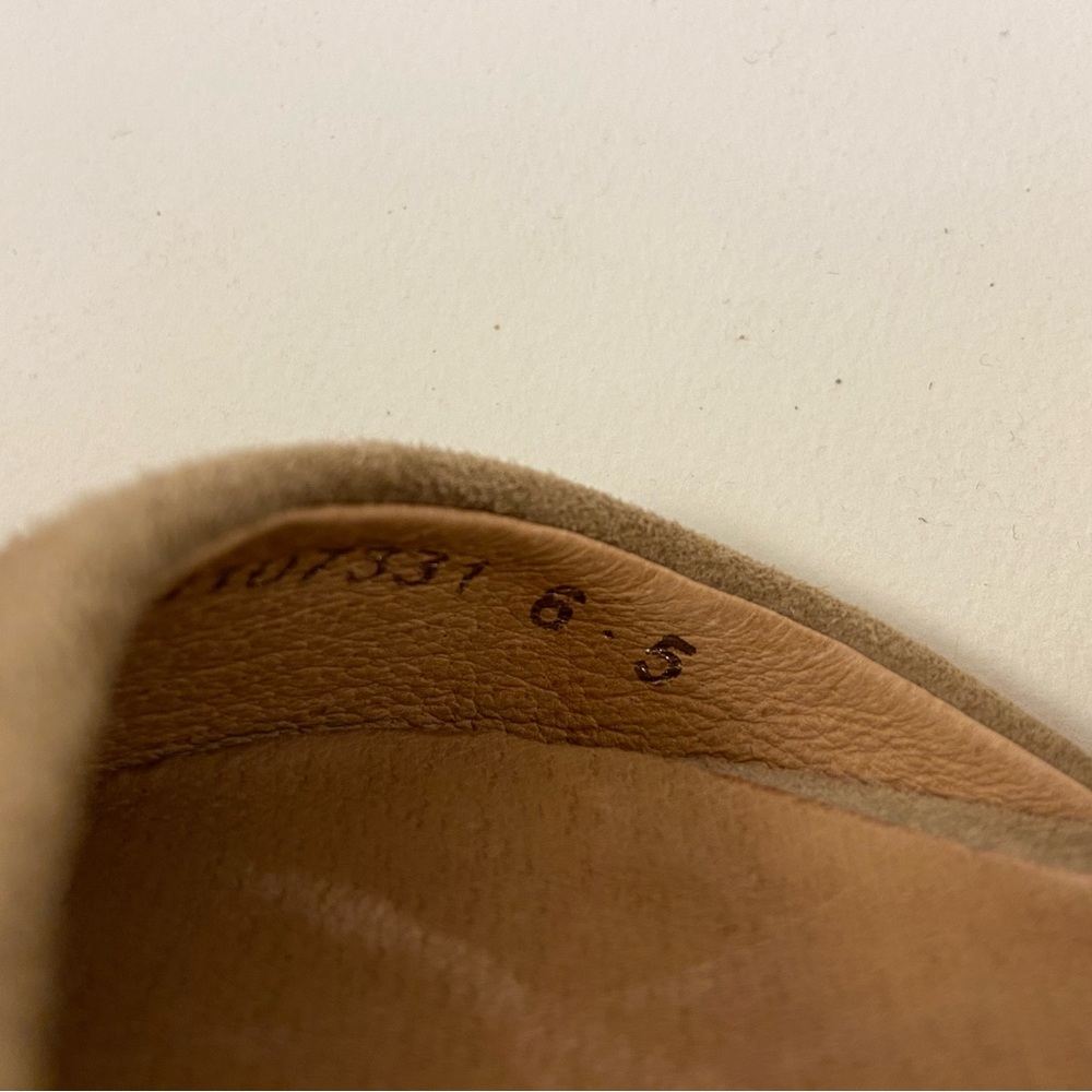 J. Jill Suede Leather Cap Toe D'Orsay flats black tan black dress shoes 6.5 - Picture 7 of 7